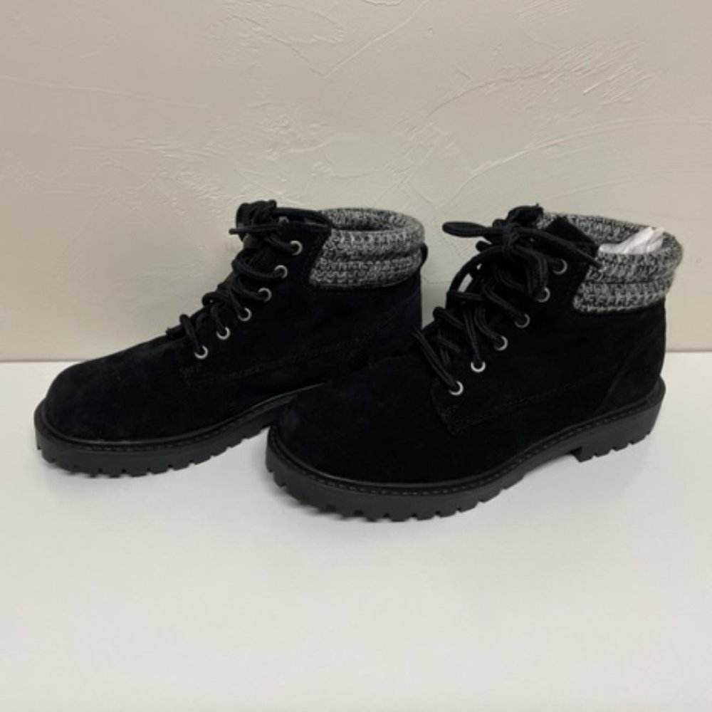 Predictions Black Suede Ankle Boots – 6 *NWT*